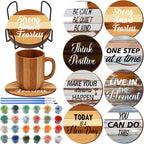 Reallnaive 8 Pcs Inspirational Paint by Numbers Kit by Unknown