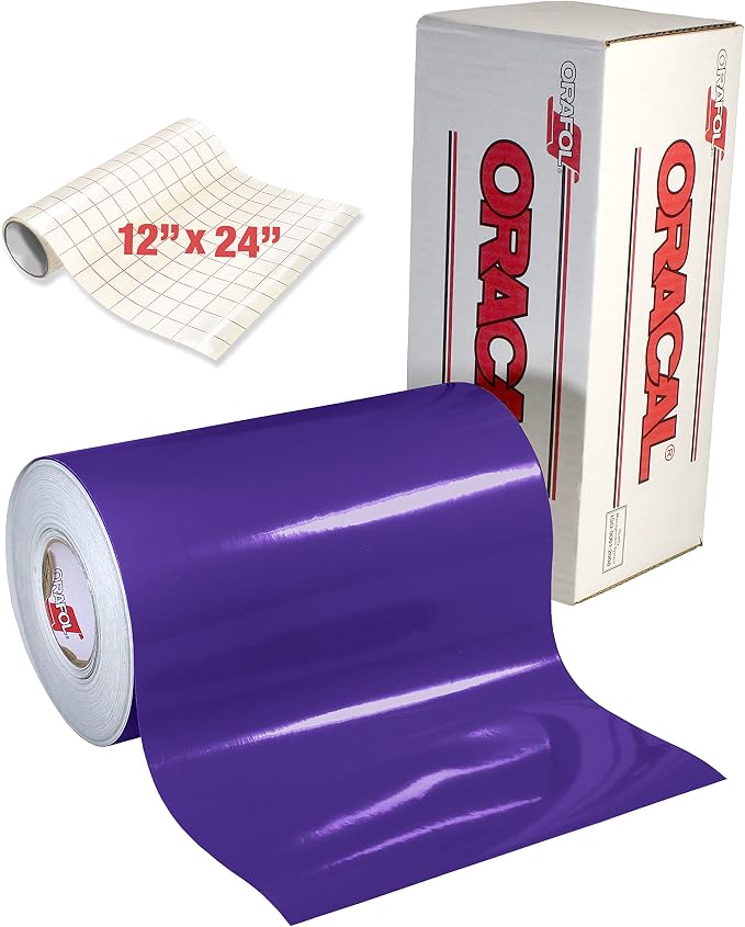 ORACAL Gloss Purple Adhesive Craft Vinyl by Orafol