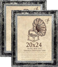 20x24 Picture Frame with Real Glass set of 2, Vintage Frames by TKYGU