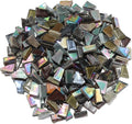 Black Mixed Irregular Mosaic Glass Mosaic Tiles Pieces, 300g Mosaic DIY Set by ZWCTmosaicdiy