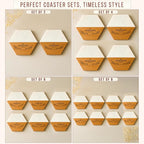 Personalized Wooden Coasters – Handmade Drink Coaster, Custom Wedding, - Image 9