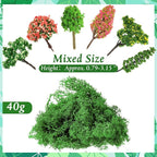 Canlierr 28 Pcs Tiny Model Trees - Image 2