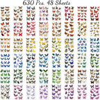 Arme Butterfly Stickers, Flower Stickers - Image 4