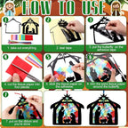 Eersida 32 Sets Christmas Nativity Ornaments Crafts Kits Bulk DIY Christian - Image 4