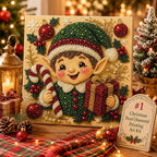 DIY Christmas Pearl Diamond Painting Art Kit by Unknown