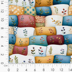 Farmhouse Chicken Patchwork Cotton Fabric Panel – 6 Designs + Bonus Patchwork - Image 8