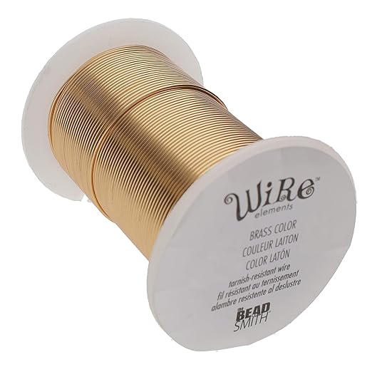 The Beadsmith Wire Elements 20-Gauge Lacquered Tarnish-Resistant Copper Wire by TheBeadsmith