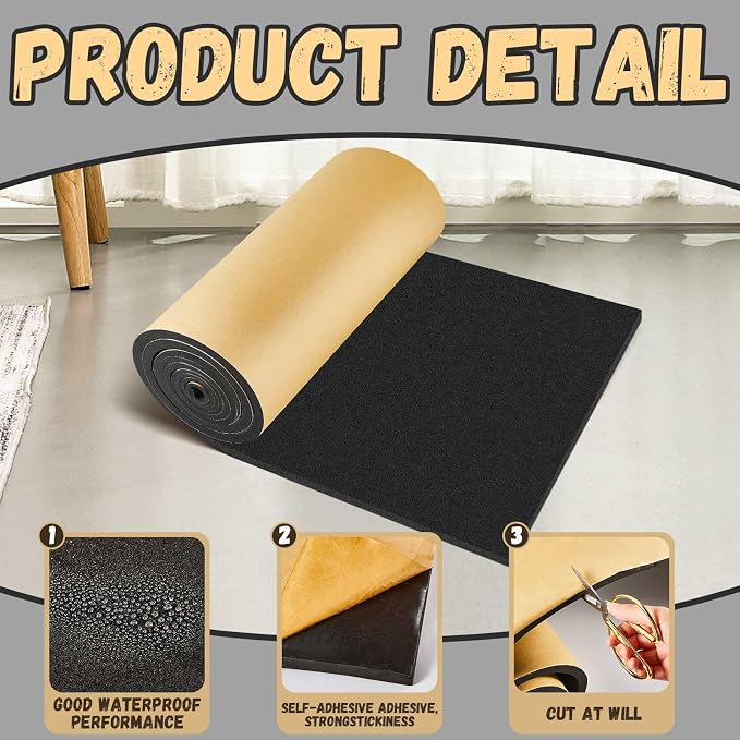 Pangda 1 Piece 157 x 16 x 1/4 Inch Extra Large Marine Foam Roll Closed Cell - Image 4