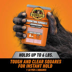 Gorilla Tough & Clear Double Sided Tape Squares, 24 1" Pre-Cut Mounting Squares - Image 3