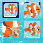jackinthebox Poke Poke Art – Ocean Theme, Mess-Free Fabric Art and Craft - Image 4