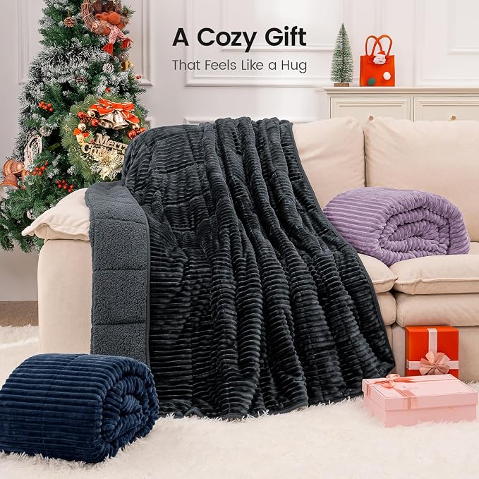 Sherpa Fleece Adult Weighted Blanket 20lbs - Image 8