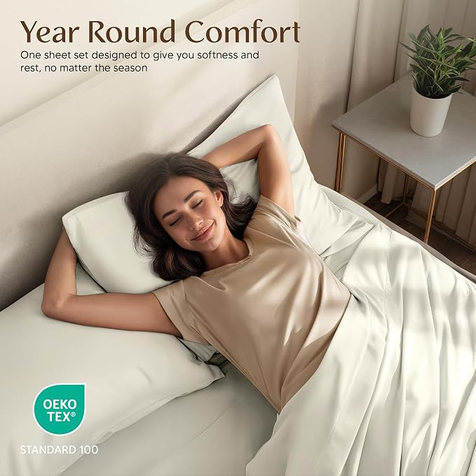 Utopia Bedding Queen Size Sheet Set – 4 Piece Bed Sheets, Soft and Breathable - Image 5