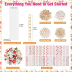 400 Pcs Bow Acrylic Bookmark Blanks Thicken 24 DIY Bookmark Making 26 Bow UV - Image 2