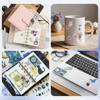 Vintage Astrology Sticker Book & Scrapbook Paper Pad, 40 Inner Pages - Image 9