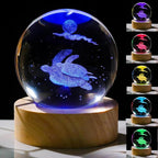 3D Sea Turtle Gifts for Women Crystals Ball 60mm by Unknown