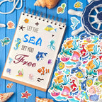 300Pcs Ocean Sea Animal Foam Stickers, Colorful Ocean Foam Crafts Stickers - Image 3