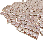 1.1lb Ceramic Mosaic Tiles, Mixed Colour Ceramic Mosaic Pieces - Image 2