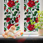 Stained Glass Window Film 29.5 x 78.7 in by Unknown