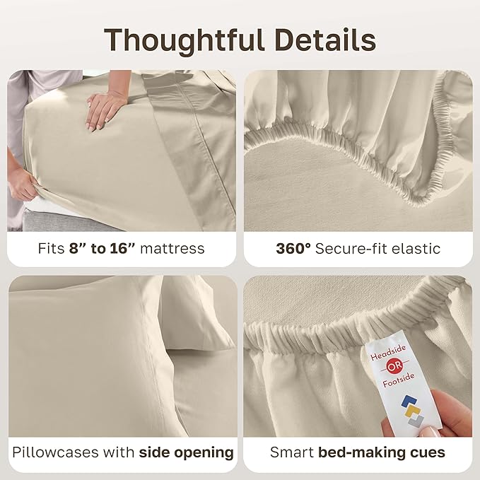 California Design Den Queen Sheet Set - Image 5