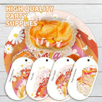 168Pcs Five Is a Vibe Birthday Party Decorations Groovy 5th Birthday Plates and - Image 3