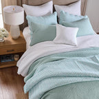 Levtex Home Cross Stitch Reversible Full/Queen Quilt Set - Image 2