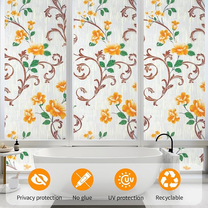 Bloss Frosted Privacy Window Film - Image 4