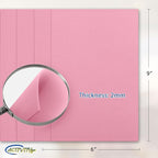 Pink EVA Foam Sheets, 6 x 9 Inch, 2mm Thick – Foam Paper - Image 2
