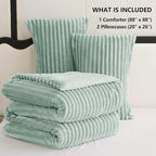 CozyLux Fluffy Queen Comforter Set - Image 6