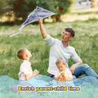 32 Pieces DIY Blank Painting Kites Bulk Kit 23.6 Inch Flying Kites - Image 5