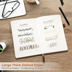 Dotted Journal, 5 Pack Hardcover Notebook, Dot Grid Notebook Journal - Image 2