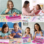 TingingYuli Friendship Bracelet Making Kit, 3-Layer Storage Box, Gift 6-12 | - Image 5