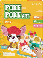 jackinthebox Poke Poke Art – Pets Theme, Mess-Free Fabric Art and Craft by JackInTheBox