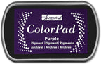 Jacquard ColorPad Archival Pigment Ink Stamp Pads- Purple by Jacquard