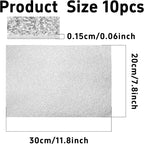 pson 10Pcs 7.8 x 11.8 Inch Shiny Self-Adhesive EVA Foam Sheets - Image 2