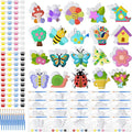 JellyArch 20 Set Spring DIY Painting Kit Ceramic to Paint Your Own Flowers Bee by JellyArch