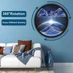Mtadmai 24" Moving Sand Art, 3D Sand Art Pictures Deep Sea Sandscape Living - Image 4