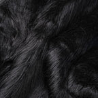 Black Faux Fur Fabric by The Yard by Qidkeo