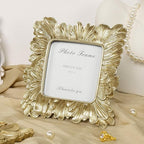 4x4 Gold Picture Frame, Vintage Ornate Square Photo Frame, Glass Front - Image 7