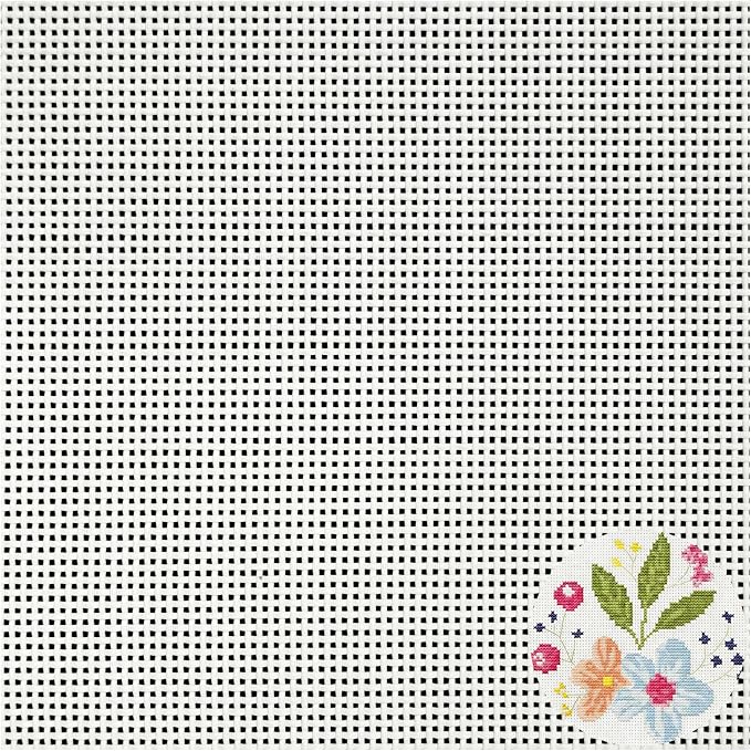 18 Mesh Needlepoint Canvas, Cross Stitch, Knit Crochet DIY Craft Projects by Unknown