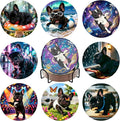 8-Pack Diamond Art Coaster Kit by DOZEEZOP
