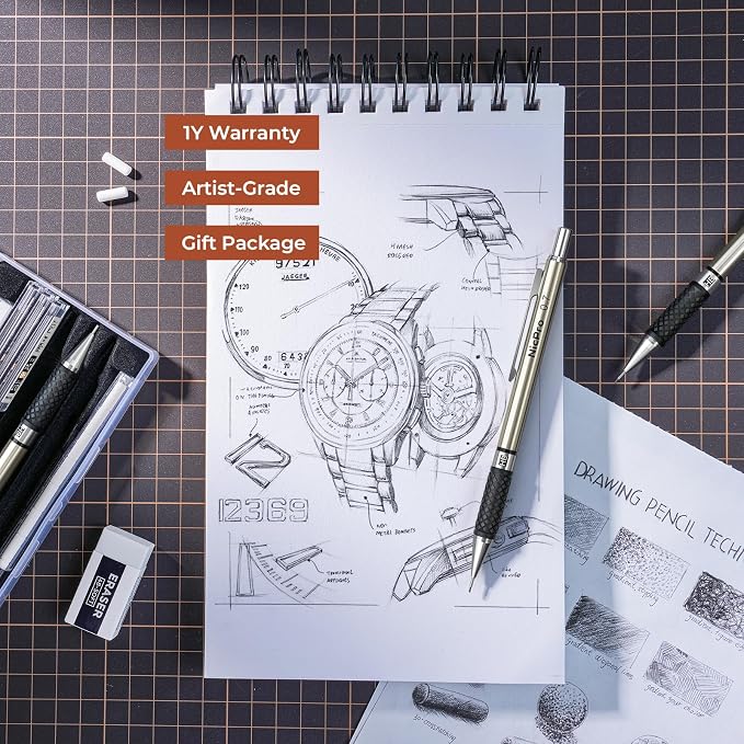 Nicpro 6PCS Art Mechanical Pencil Set - Image 5