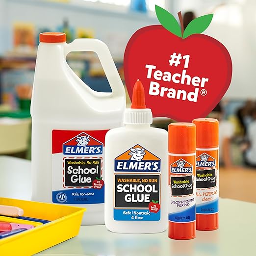 Elmer's All Purpose School Glue Sticks, 22 Grams, Arts & Crafts, #1 Teacher - Image 7