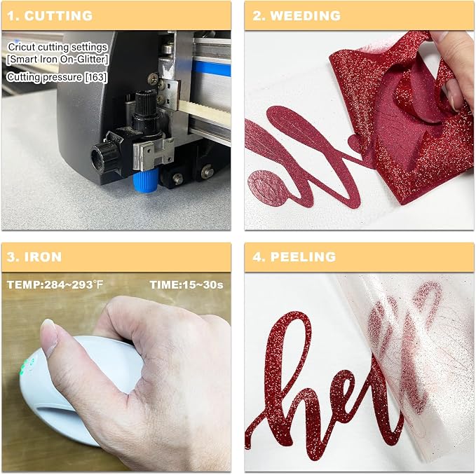 Glitter HTV Heat Transfer Vinyl Rolls - Image 5