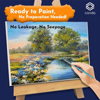 CONDA Canvas Boards for Painting, 100% Cotton Canvas Panels, Artist Quality for - Image 4