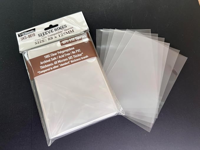 Sleeve Kings Standard Card Sleeves – 110 Count, Large Size, Compatible - Image 3
