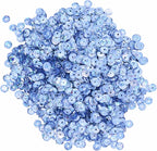 Mandala Crafts 6mm Cup Holographic Sky Blue Sequins - Image 2