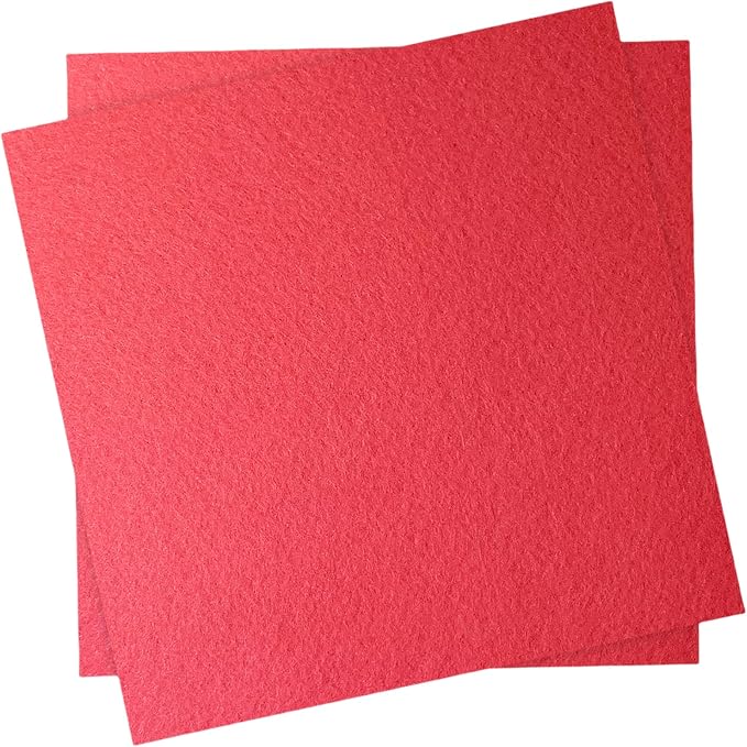 12" x 12" Felt Fabric Sheets for Crafts, 1mm Thick, Squares Felt Paper for - Image 5