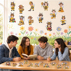 120pcs Bee Theme Cutouts Honey Bee Bulletin Board Decorations Back to School - Image 5