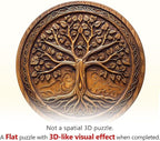 Tree of Time Puzzles Adults Gifts Wooden 200 Pieces 11.4 * 11.4in - Image 9