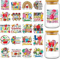 Rngmsi 20 Sheets Teacher Leopard Print UV DTF Cup Wrap Cold UV DTF Stickers | by RNGMSI